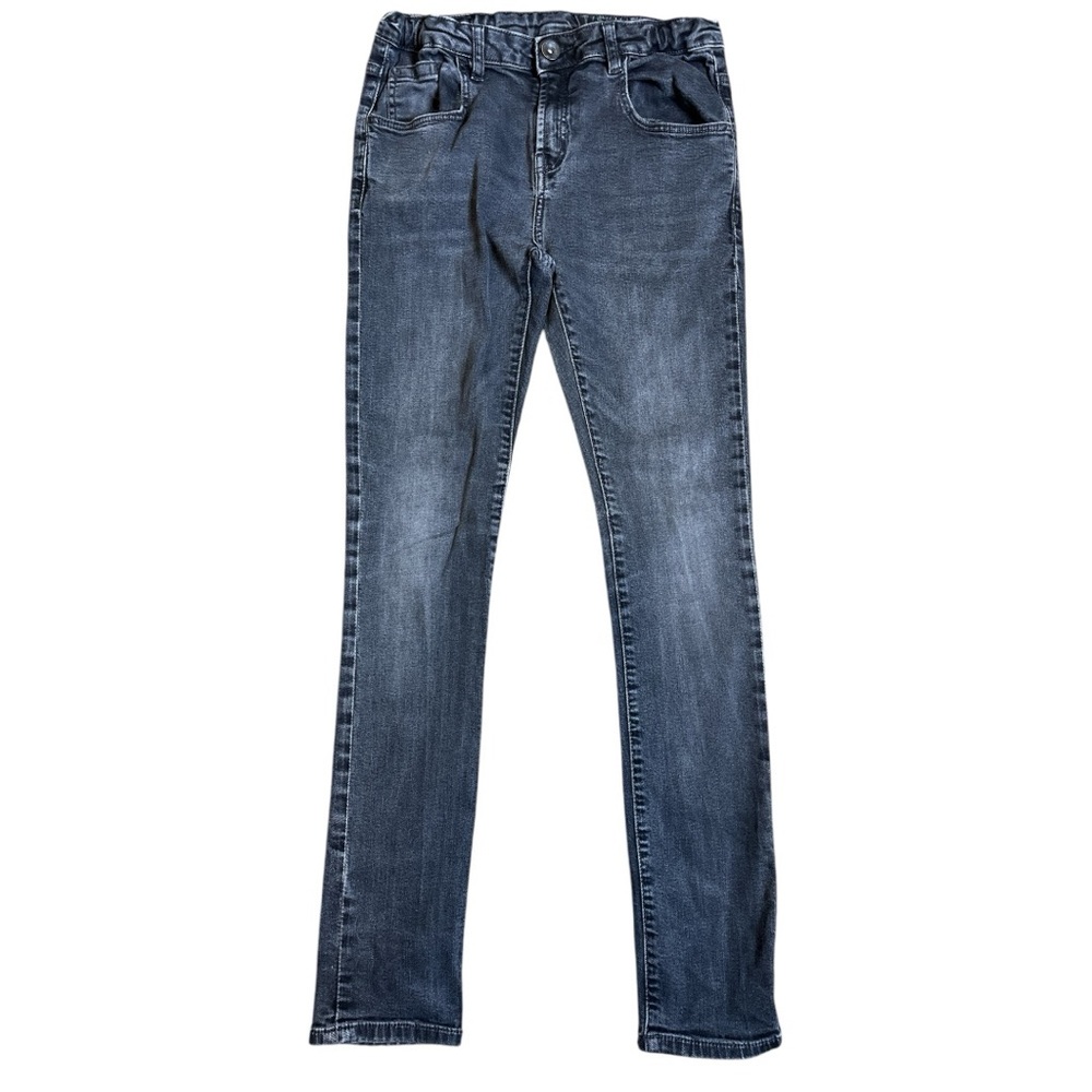 ZARA BOYS Denim Concept Black Skinny Jeans Adjustable Waist 13 14Y